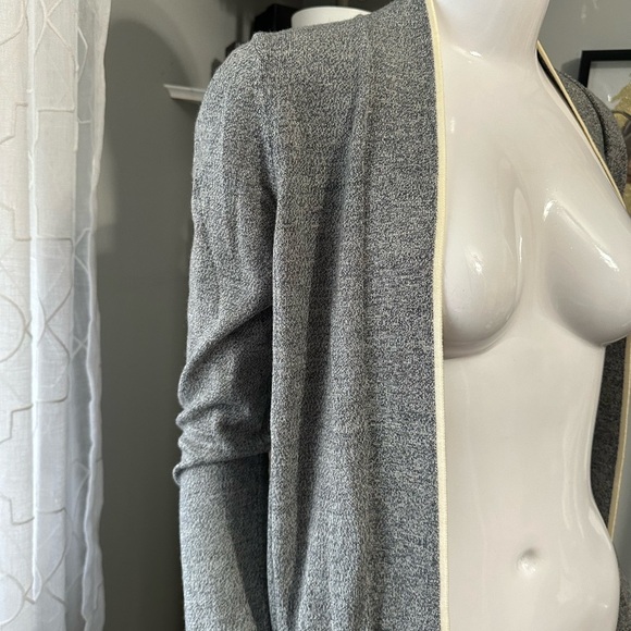 Theory Gray Open-Front Cardigan - Picture 10 of 11
